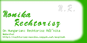 monika rechtorisz business card
